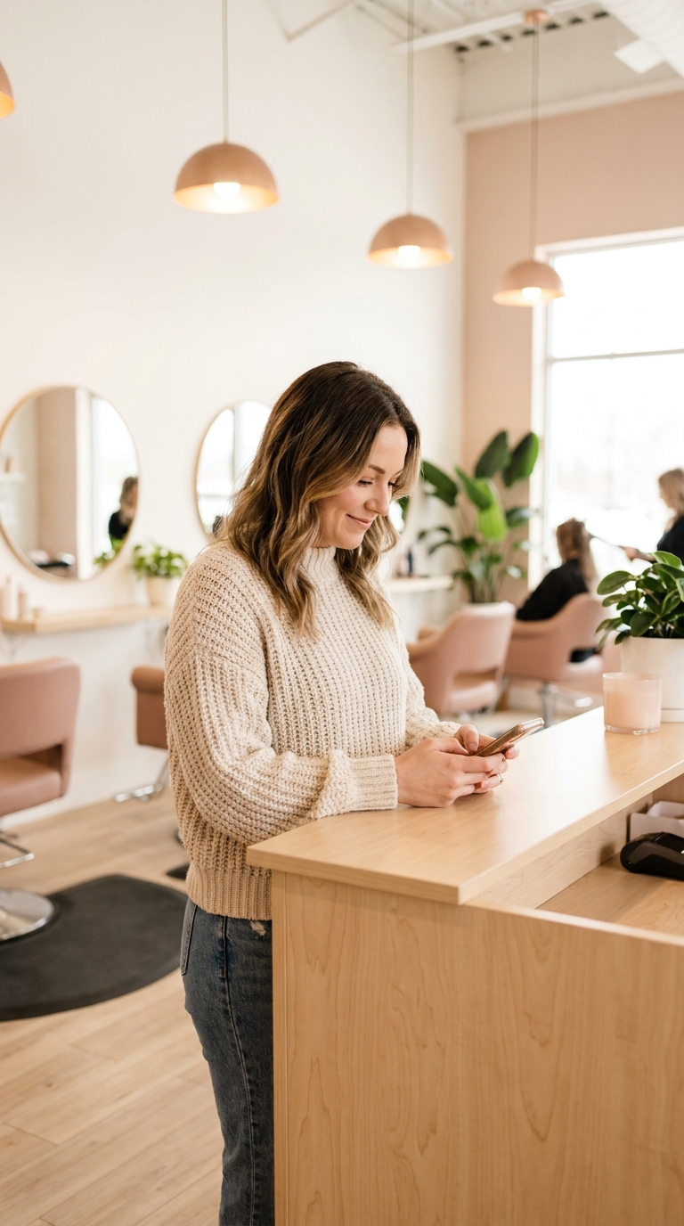 Neglbehandling i skjønnhetssalong